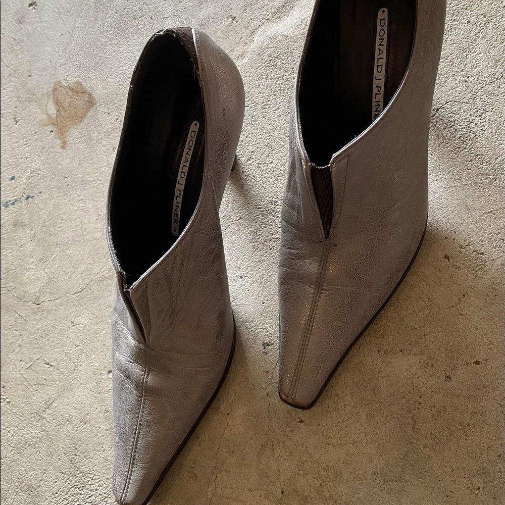 ** SOLD Donald Pliner Steel Gray Booties!